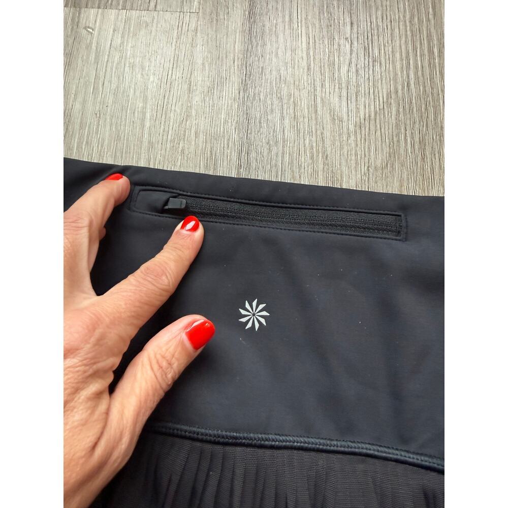 Athleta A Game Mesh Skort 13.5", Black Size XXS, athleisure, sporty - Picture 7 of 8